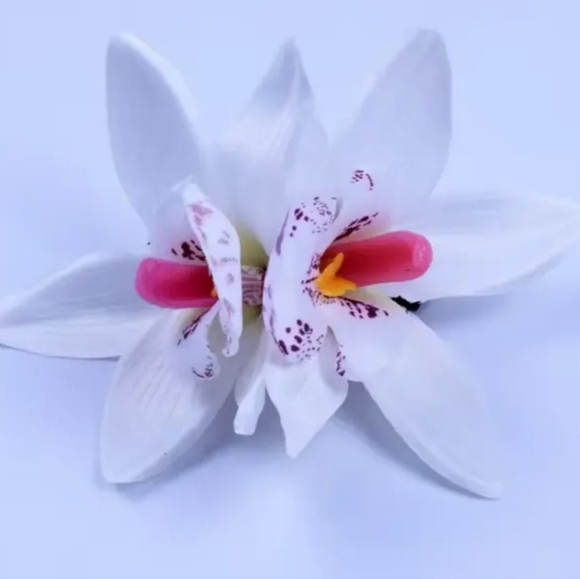 Elegant White Orchid Artificial Flower Accent - Picture 2 of 3